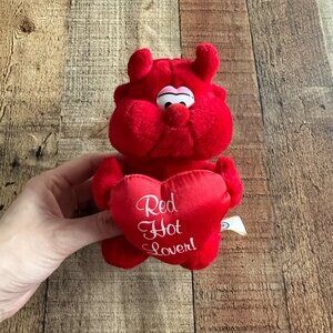 Vintage Jerry Elsner Plush Devil, "red hot lover!" Plush Devil Cute Small Plush